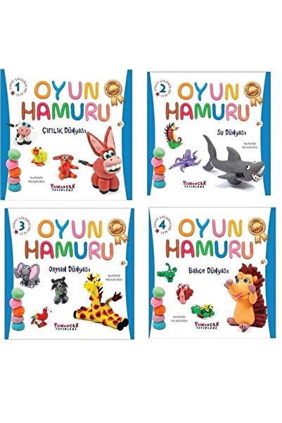 Yumurcak Yayınları Oyun Hamuru Eğitim Seti-4 Kitap / Malagon Arias / / 978975...