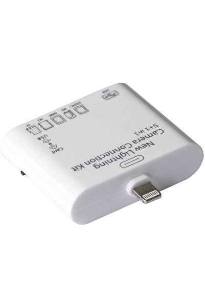 Smart Tech Ipad 4 Ipad Mini Uyumlu Kamera Bağlantı Kiti 5 in 1 Kart Okuyucu