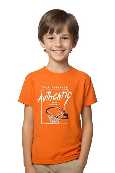 FYK COLLECTİON Unisex 3dílné dětské tričko s kulatým výstřihem a krátkým rukávem s potiskem