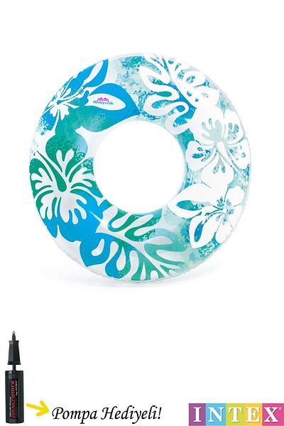 hediyecik Intex Tropical Patterned Adult Pool and Sea Ring 91 cm