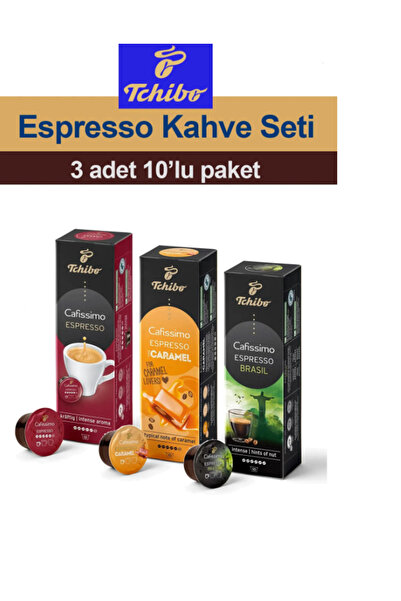 Tchibo Cafissimo 3'lü Espresso Kahve Set Silla