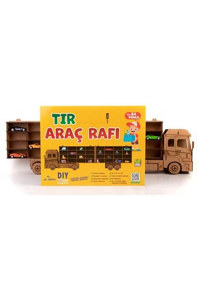 Uçandaire Truck Car Rack Natural Wood Paintable