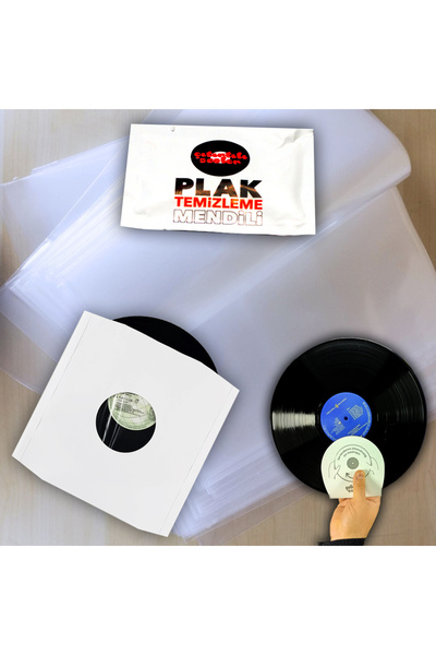 Çıtırtılı Sesler LP Plak Başlangıç Koruma Naylonu ve Zarf Seti