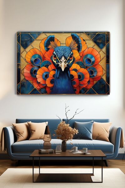 Art Deco Glory Canvas Wall Table - Home Living Room Living - Bedroom Kitchen Office Decoration
