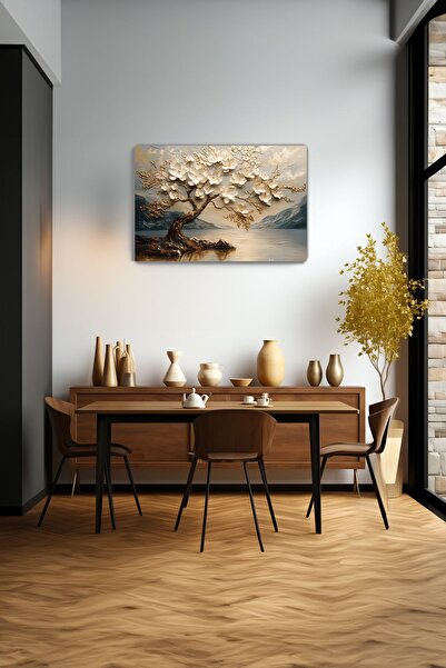 Arkeot Sakin Sular Kanvas Duvar Tablosu - Ev Salon Oturma Odası Dekorasyonu