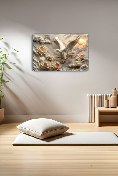 Arkeot Göksel Yükseliş Kanvas Duvar Tablosu - Ev Salon Oturma - Yatak odası Ofis Dekorasyonu - 3d Görünüm