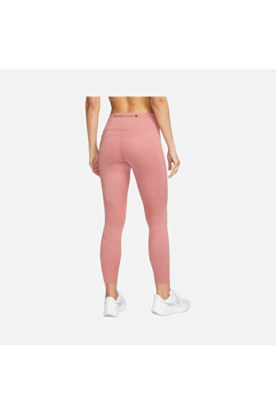 Nike Dri-Fit Fast Mid-Rise Swoosh HBR Graphic 7/8 Running Kadın  pempe spor koşu Tayt fb4656