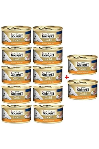 Gourmet Gold Kıyılmış Hindili Yetişkin Konserve Kedi Maması 6x85 gr Paket