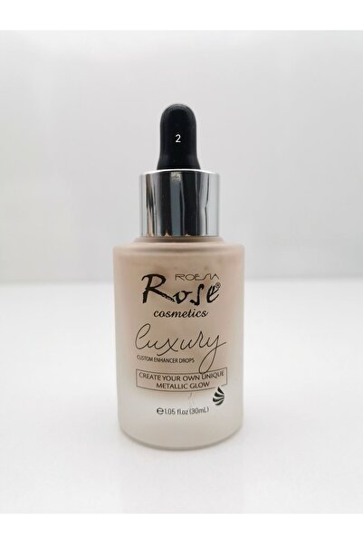 Roesıa Rose Cosmetics Rose Luxury Metallıc Glow Sıvı Aydınlatıcı 30 ml