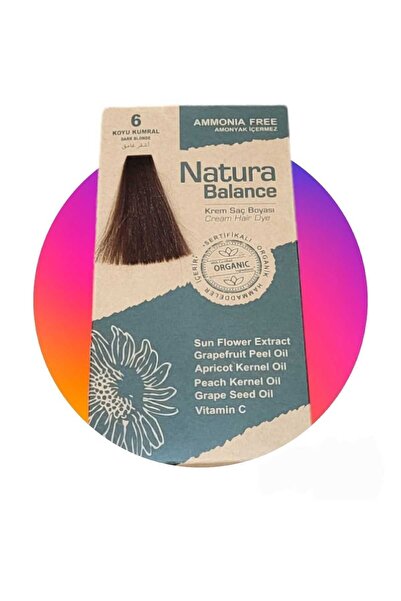 NATURABALANCE Natura Balance Amonyaksız Saç Boyası 6 Koyu Kumral