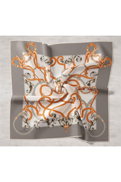 Silk Home Twill Silk Scarf - Belt Patterned