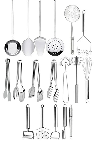 Homerest 18 Pieces Steel Serving Serving Cooking Appliances - Kitchen Equipment