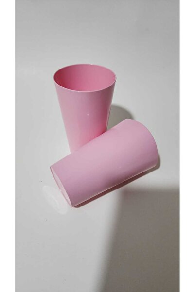 Evinizin Yardımcısı PLASTİK  SERT BARDAK 12 ADET  ŞEKER PEMBE