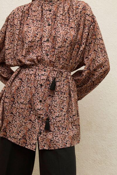 Manuka Rossi mintás viszkóz tunika