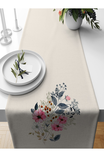 Bertille Home Seria Flori 140x40 Cm Runner Imprimat Digital