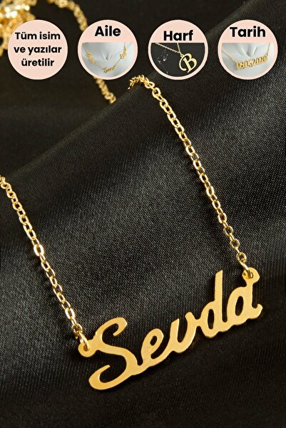 Bijuteri Net Sevda isimli kolye (Kişiye Özel)
