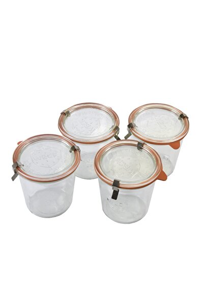 Weck 580 Ml Cam Saklama Kavanoz Seti (4 Adet)