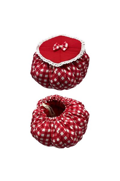 Piev Red Dough Rice Yogurt Brewing Cover - Pouf Cushion