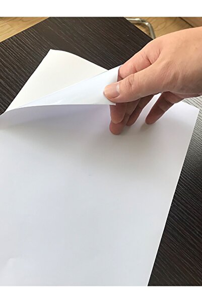 Mutluyol A4 Etiket 100 tane A4 Yapışkanlı Etiket A4 Lazer Etiket A4 Baskısız ...