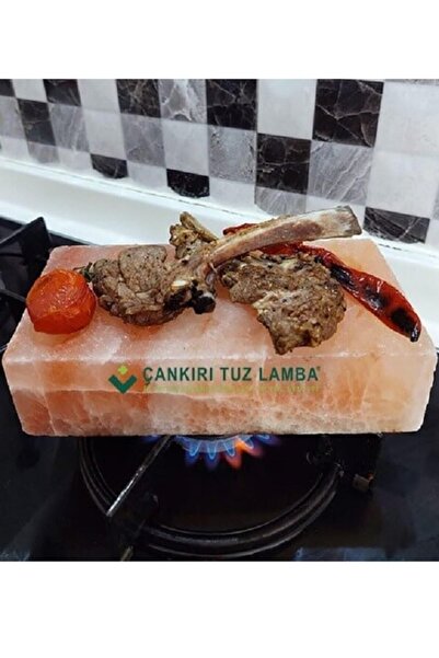 Çankırı Tuz Lamba Himalaya Tuz Tuğlası (pişirme Ve Sunum Tuğlası) 20cmx10cmx5cm (1 Adet)