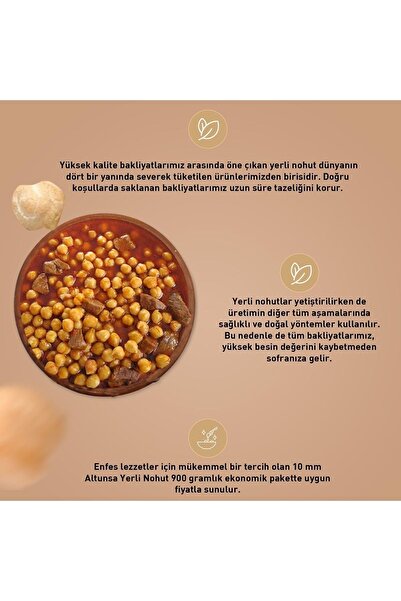 Altunsa Yerli Nohut 900 G X 2 Adet