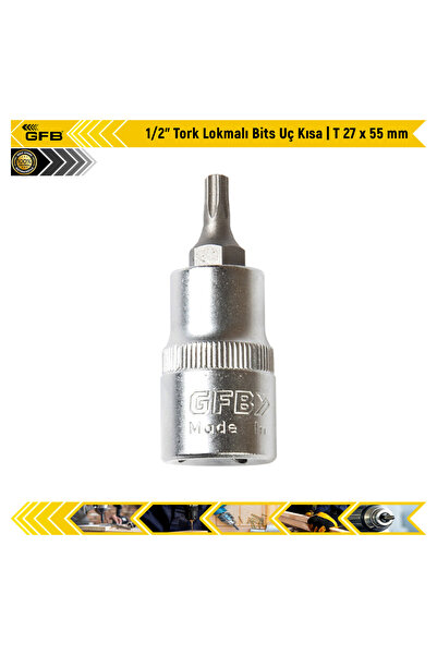 GFB 1/2" Kratka nasadna bitka za moment | T 27 x 55 mm