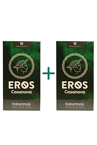 Eros Prezarvatif (2*12) 24 Lü Casanova Kabartmalı