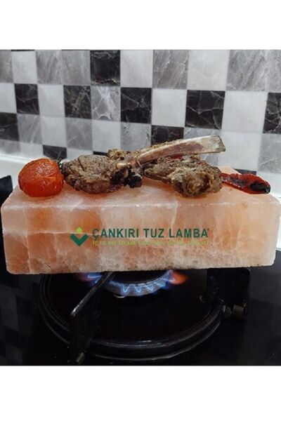 Çankırı Tuz Lamba Himalaya Tuz Tuğlası (doğal Pişirme Ve Sunum) 20cmx10cmx2,5cm (1 Adet)