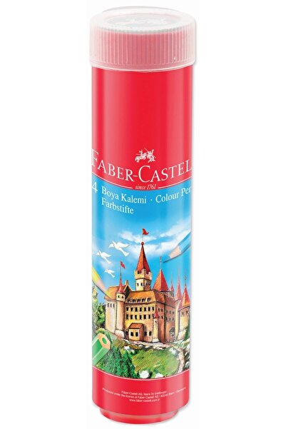 RENKLİ GARAGE فابر كاستل قلم طلاء جاف بالحجم الكامل في أنبوب 24 لونًا