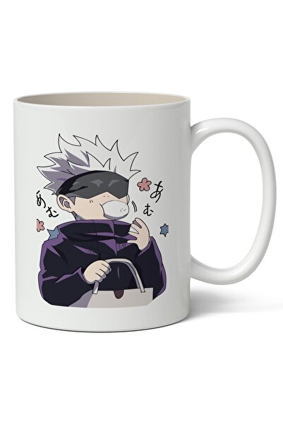 Toyaso Kişiye Özel Jujutsu Kaisen Satoru Gojo Anime Temalı Baskılı Kupa Bardak