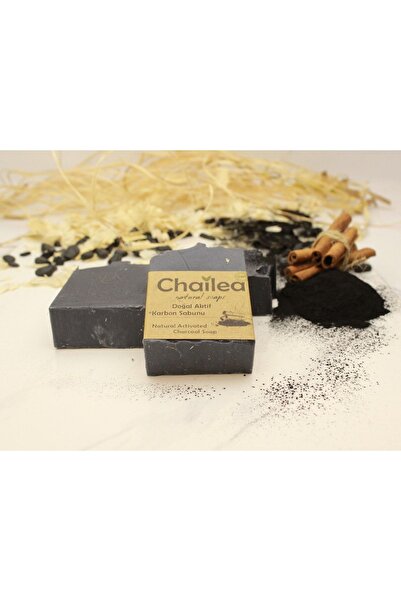 Chailea صابون الفحم المنشط الطبيعي للوجه والجسم صابون طبيعي مصنوع يدويًا 100 ...