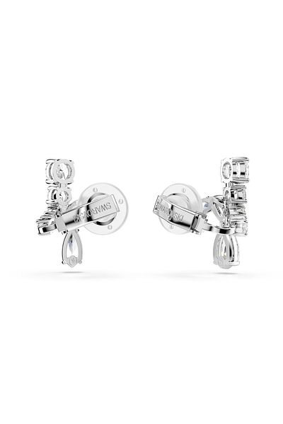 Swarovski Matrix Silberfarbene Ohrclips 5692523