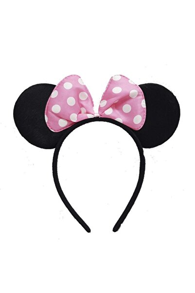 Vipfoni Mickey - Mini Mouse Taç Fiyonklu Taç 2 Adet