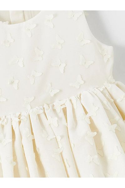 LC Waikiki LCW Baby - Crew Neck Sleeveless Lace Dress for Baby Girl