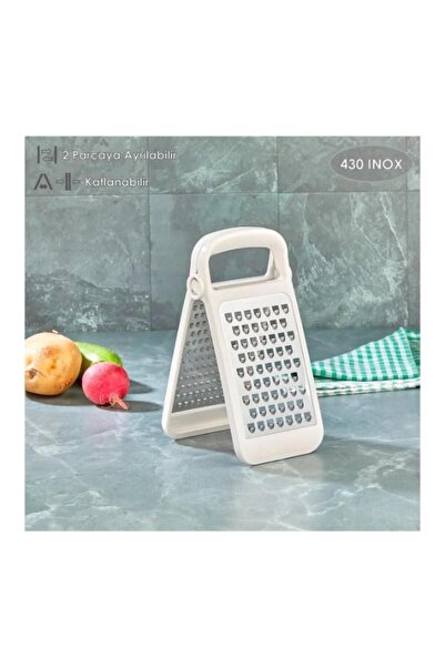 PANJI Vega Katlanabilir Ayrılabilir Inox Rende Beyaz