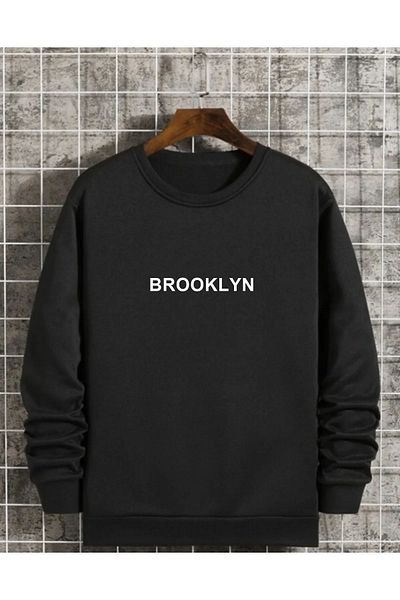 EFFRENATU Φούτερ Brooklyn Printed Unisex Oversize