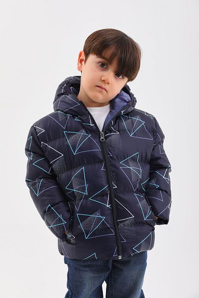 ÖNDER MODA Children's Water and Windproof Hooded Puffer Jacket