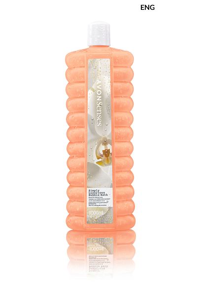 AVON حمام الفقاعات الفاخر البسيط من سينسز 1000 مل