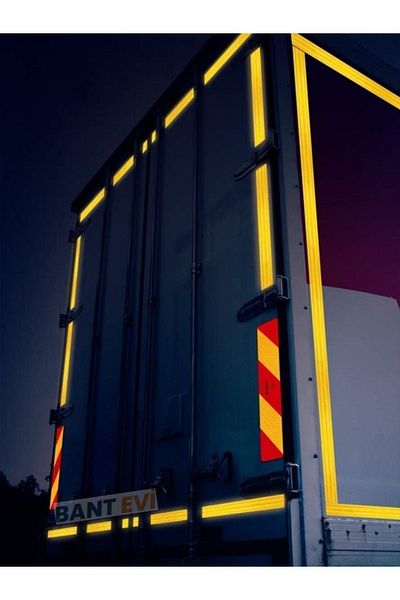 BANT EVİ Yellow Reflective Tape - 3m, 55mmx50m, Diamond Tuvturk Approved
