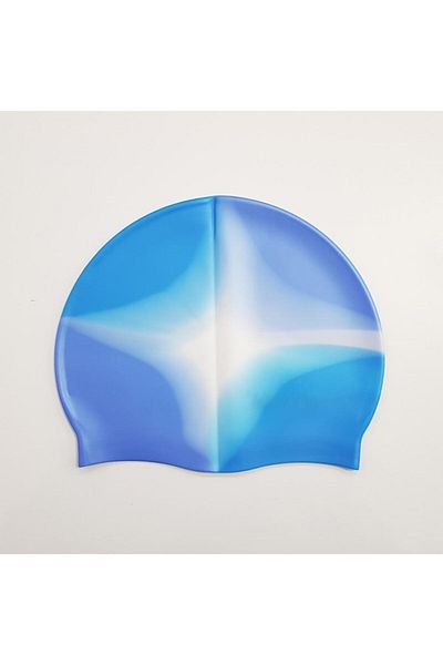 BERMUDA Cască de înot pentru piscină din silicon cu model curcubeu