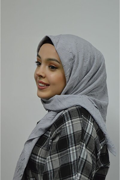 HeavenlyScarfs وشاح من الخيزران فضي