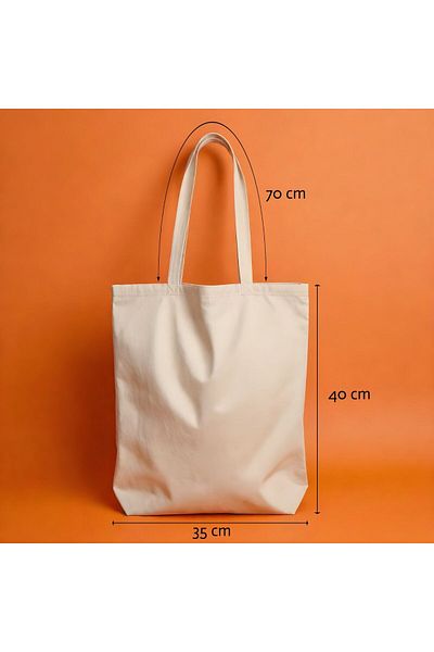 Jarlovein Gabardine Canvas Unprinted Cloth Bag 35 X 40 cm