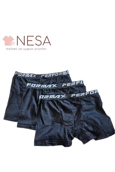NESA Ανδρικό Σετ Boxer 3 τεμαχίων - Βαμβάκι, Lycra και διαφορετικό σχέδιο