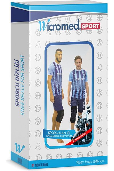 wicromed Επιγονατίδες με επιθέματα για αθλητές και ποδηλάτες - Προστατευτικό Standard