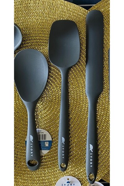 IVORY İvory Silikon Kaşık Spatula Seti