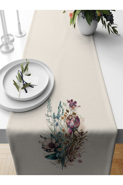 Bertille Home Seria Flori 140x40 Cm Runner Imprimat Digital