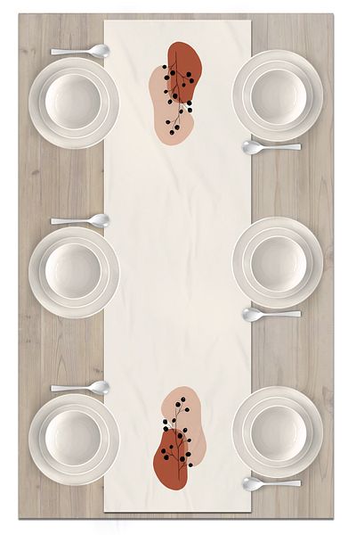 Bertille Home Σειρά 140x40 cm Ψηφιακή τυπωμένη μινιμαλιστική δρομέας