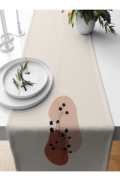 Bertille Home Σειρά 140x40 cm Ψηφιακή τυπωμένη μινιμαλιστική δρομέας
