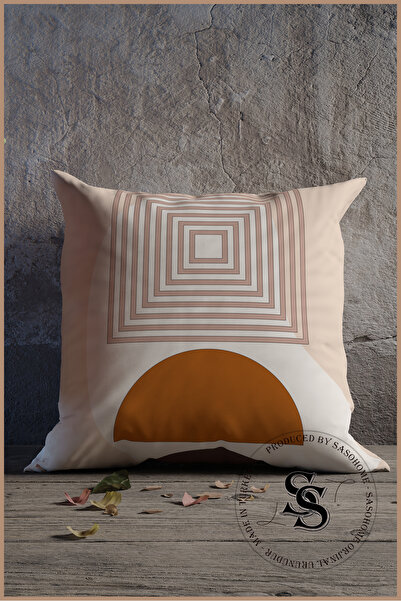 Saso 4 db etnikai bársonyos díszpárnakészlet - mintás és digitális nyomtatással