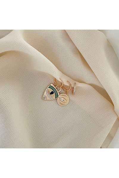 nerora Premium Multiple Ancient Egyptian Pattern Earrings